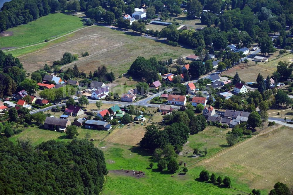 Kolberg von oben - Dorf - Ansicht in Kolberg im Bundesland Brandenburg, Deutschland