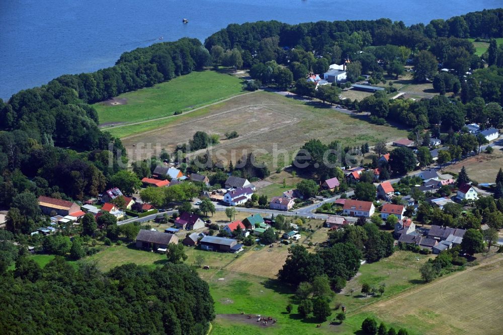 Kolberg aus der Vogelperspektive: Dorf - Ansicht in Kolberg im Bundesland Brandenburg, Deutschland