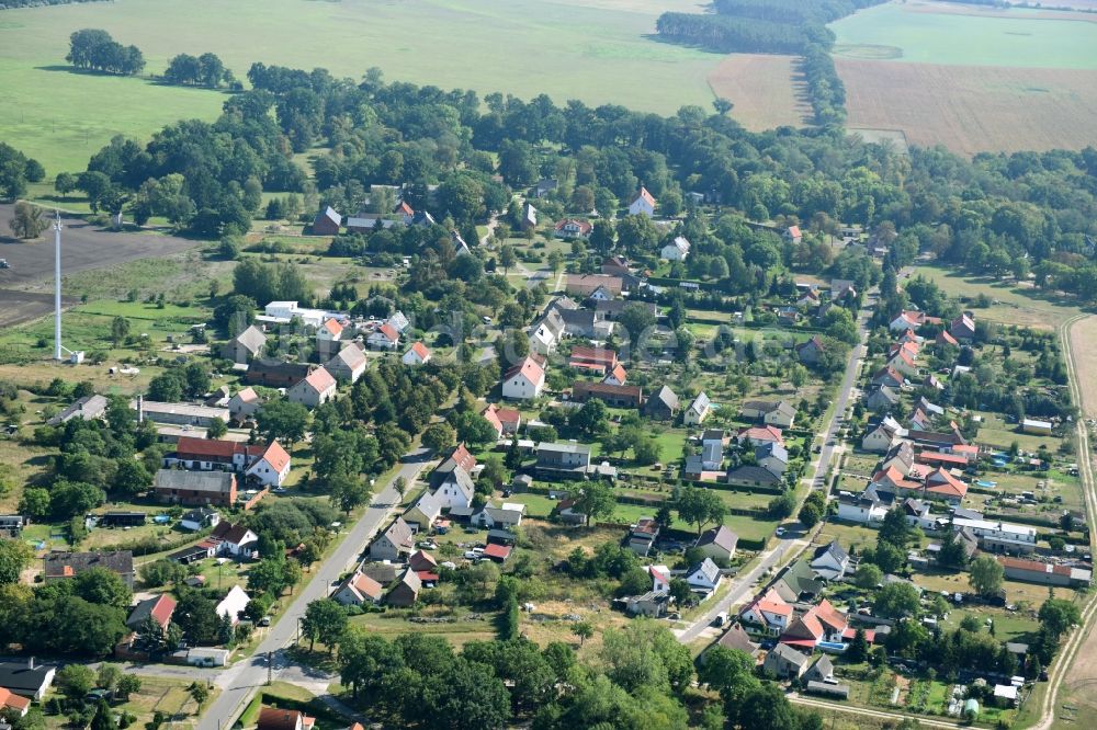 Kotzen von oben - Dorf - Ansicht von Kotzen im Bundesland Brandenburg