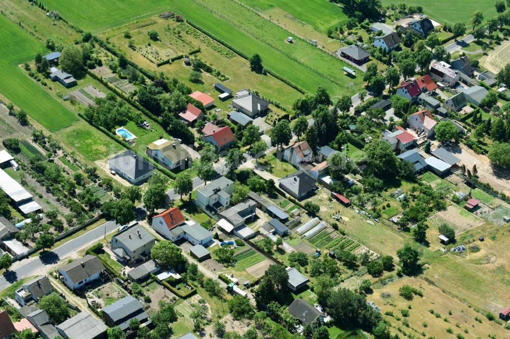 Krielow aus der Vogelperspektive: Dorf - Ansicht in Krielow im Bundesland Brandenburg, Deutschland