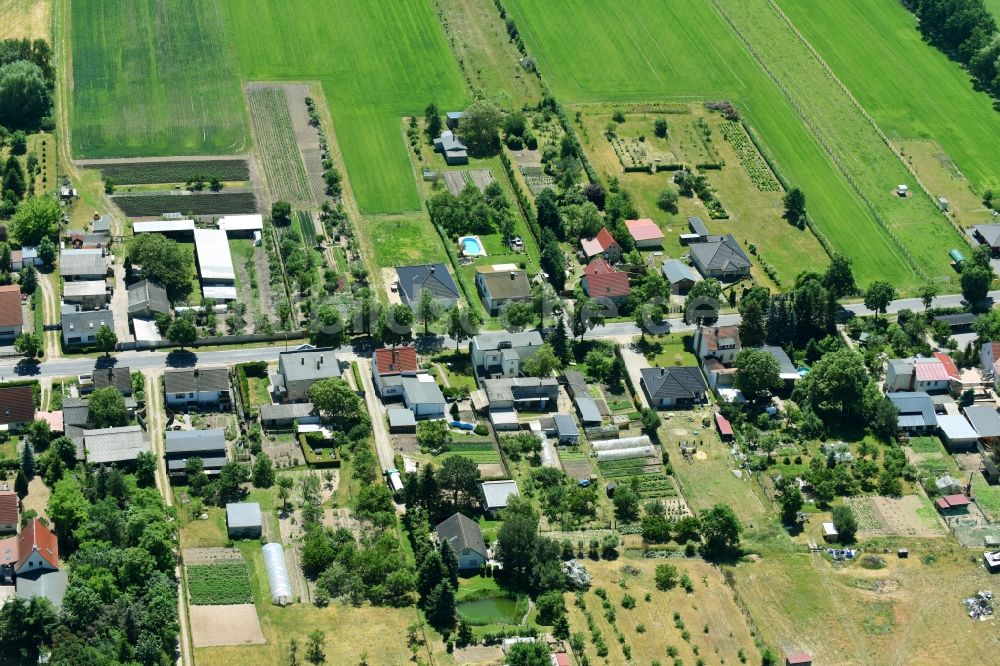 Luftbild Krielow - Dorf - Ansicht in Krielow im Bundesland Brandenburg, Deutschland