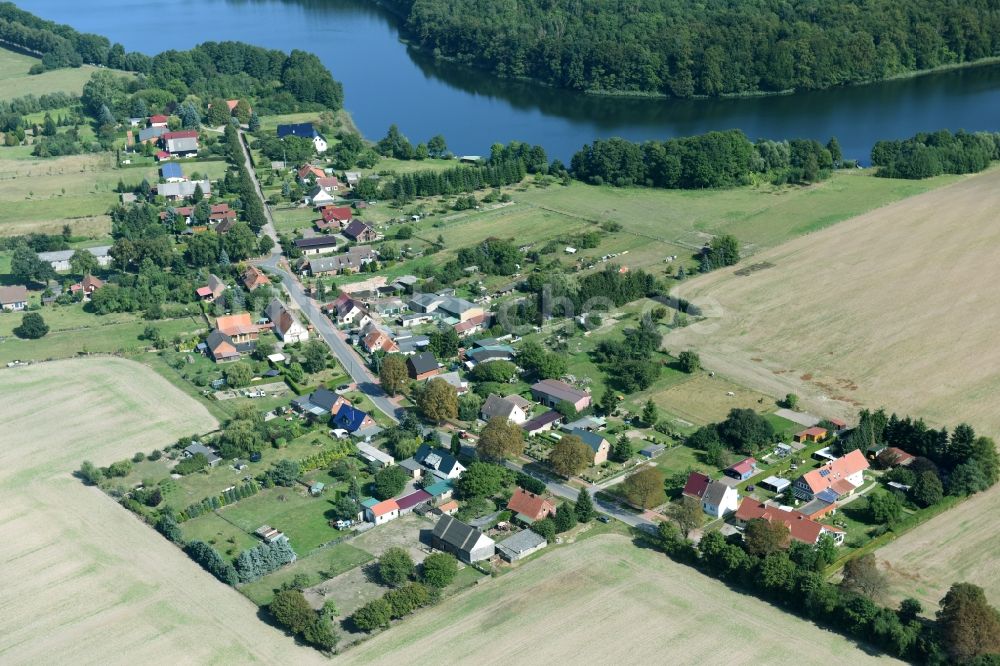 Luftaufnahme Kritzow - Dorf - Ansicht von Kritzow im Bundesland Mecklenburg-Vorpommern