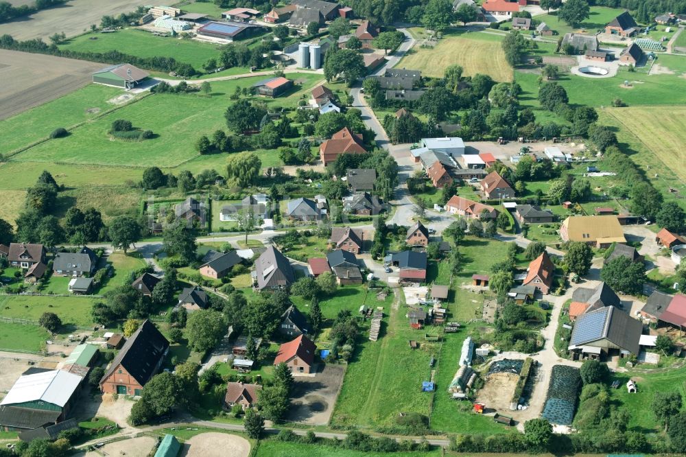 Luftbild Krukow - Dorf - Ansicht von Krukow im Bundesland Schleswig-Holstein