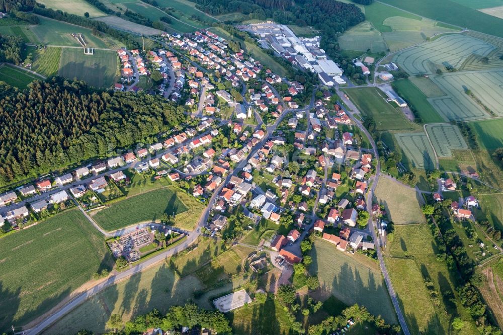 Krumbach von oben - Dorf - Ansicht in Krumbach im Bundesland Baden-Württemberg, Deutschland