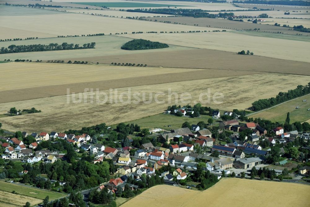 Luftbild Liemehna - Dorf - Ansicht von Liemehna im Bundesland Sachsen