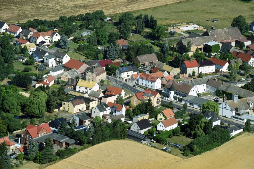 Luftbild Liemehna - Dorf - Ansicht von Liemehna im Bundesland Sachsen