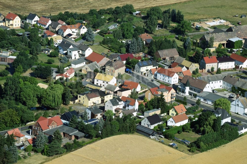 Liemehna von oben - Dorf - Ansicht von Liemehna im Bundesland Sachsen