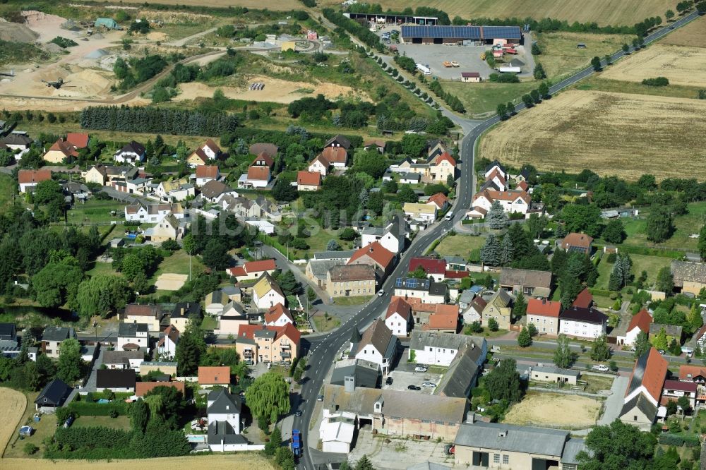 Luftaufnahme Liemehna - Dorf - Ansicht von Liemehna im Bundesland Sachsen