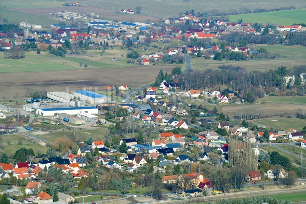 Luftbild Lindenberg - Dorf - Ansicht in Lindenberg im Bundesland Brandenburg, Deutschland