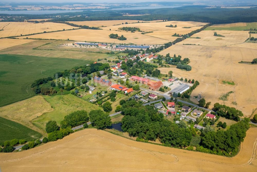 Lupendorf von oben - Dorf - Ansicht von Lupendorf im Bundesland Mecklenburg-Vorpommern