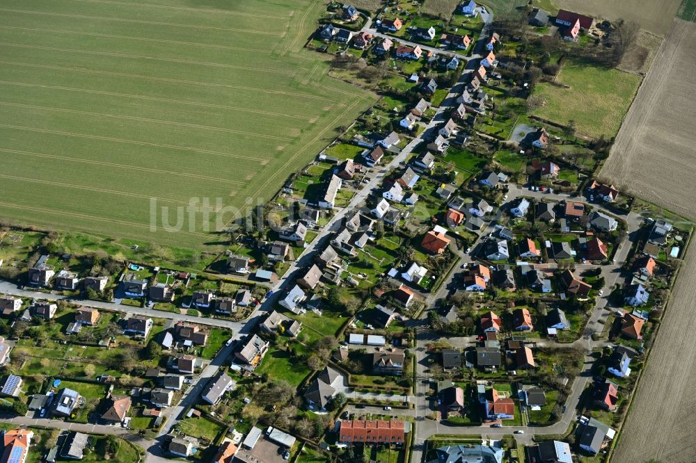 Mahlerten aus der Vogelperspektive: Dorf - Ansicht in Mahlerten im Bundesland Niedersachsen, Deutschland