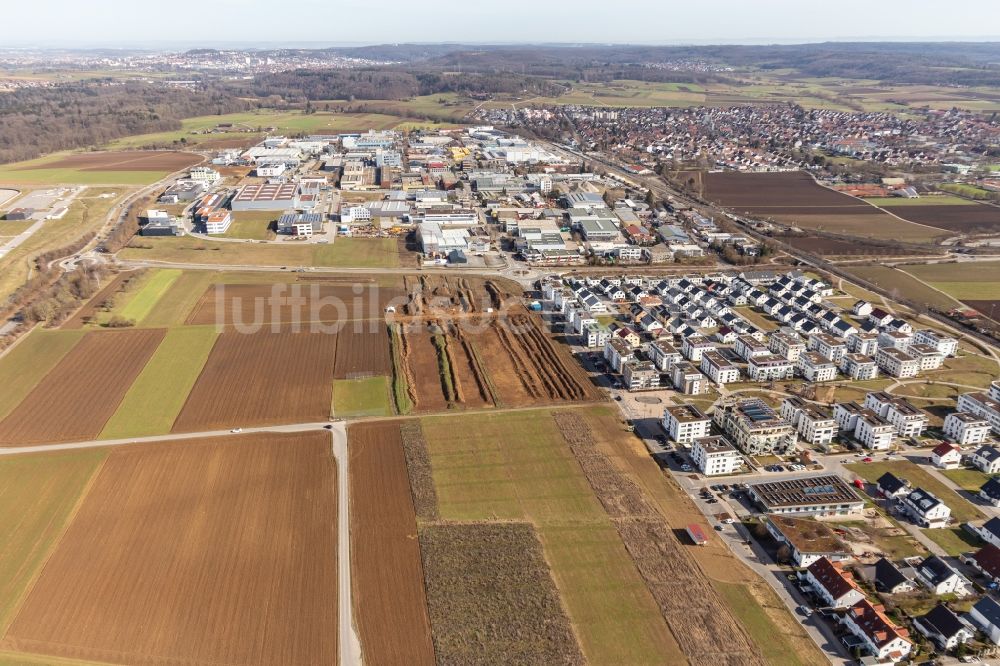 Malmsheim von oben - Dorf - Ansicht in Malmsheim im Bundesland Baden-Württemberg, Deutschland