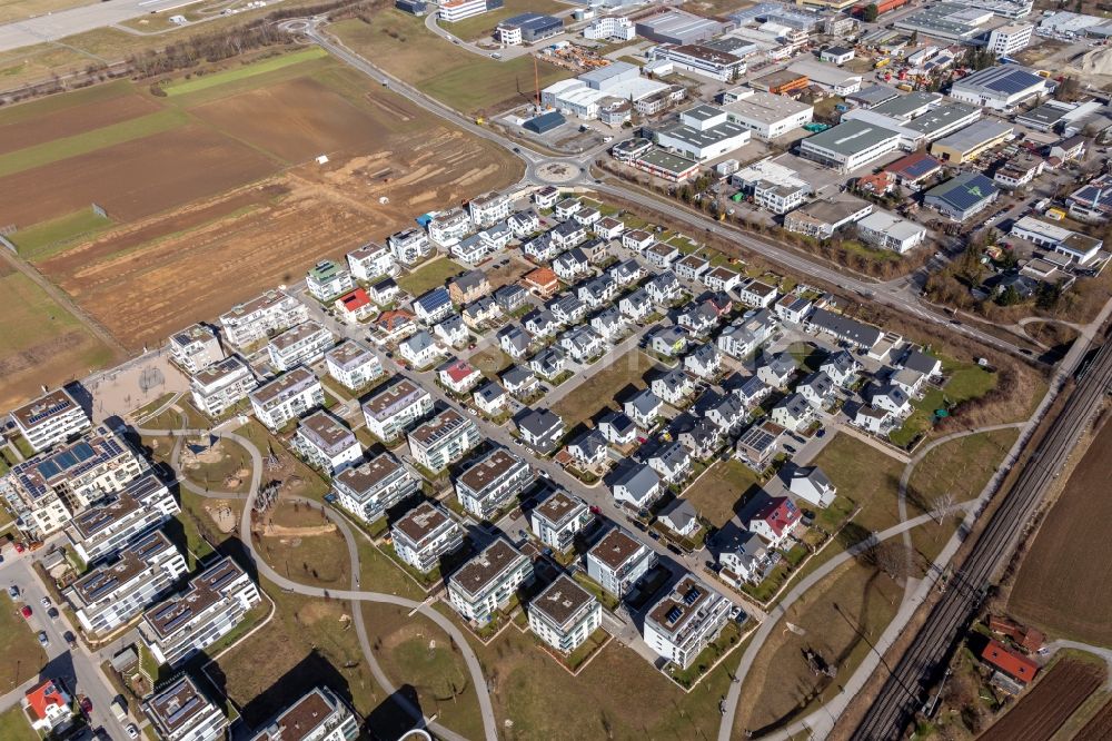 Malmsheim aus der Vogelperspektive: Dorf - Ansicht in Malmsheim im Bundesland Baden-Württemberg, Deutschland