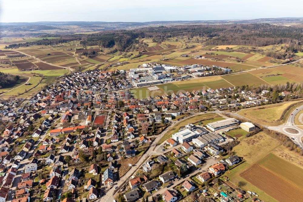 Malmsheim von oben - Dorf - Ansicht in Malmsheim im Bundesland Baden-Württemberg, Deutschland