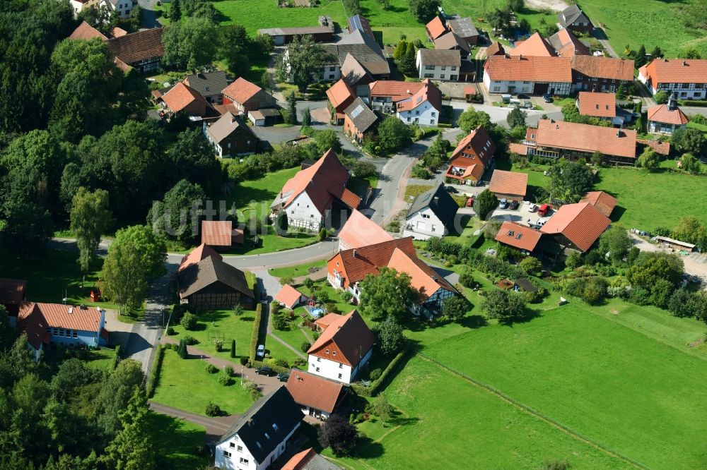 Marke aus der Vogelperspektive: Dorf - Ansicht in Marke im Bundesland Niedersachsen, Deutschland