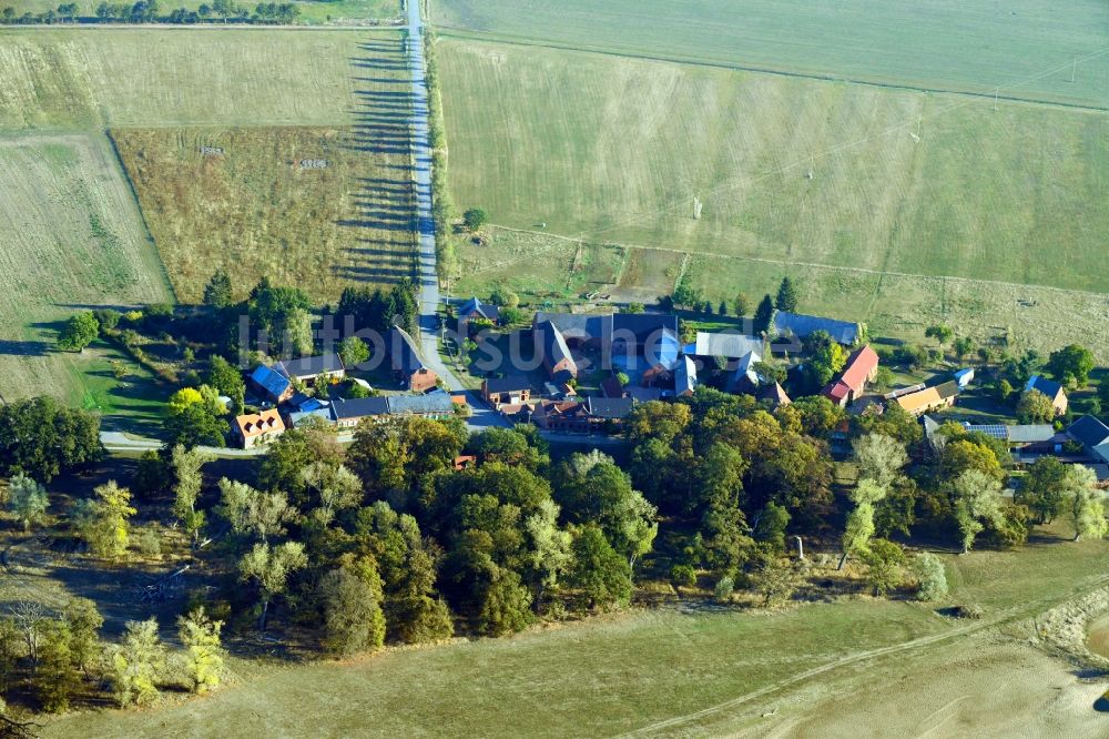 Luftaufnahme Müggendorf - Dorf - Ansicht in Müggendorf im Bundesland Brandenburg, Deutschland