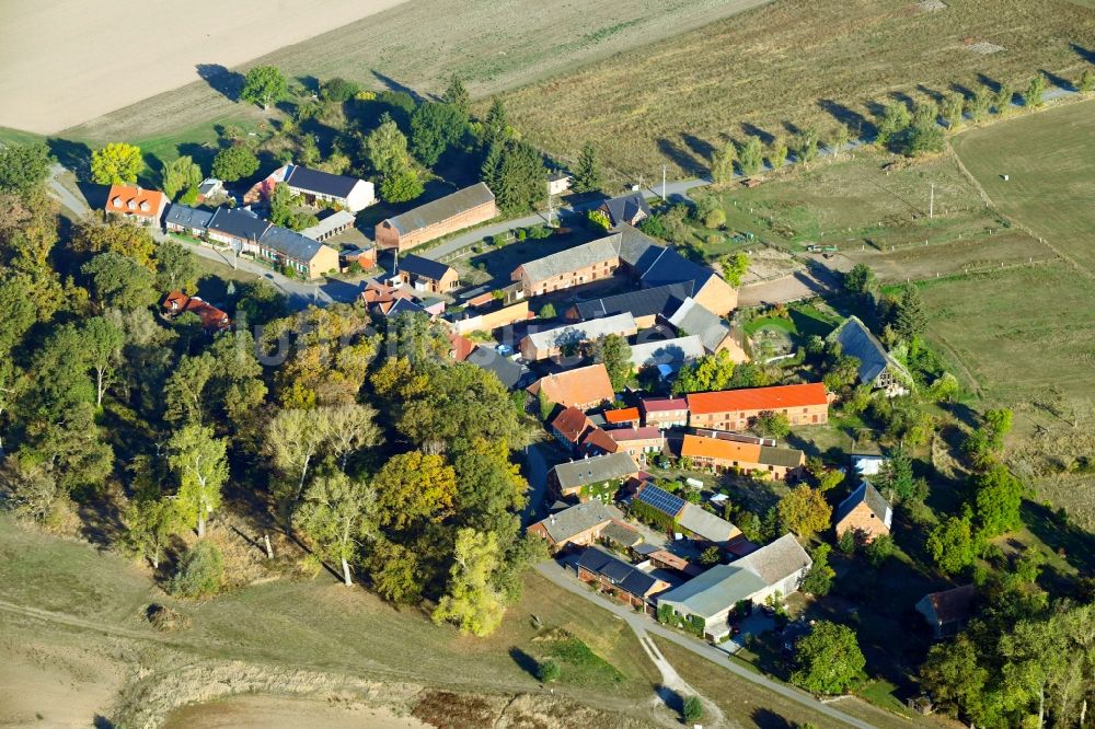 Luftaufnahme Müggendorf - Dorf - Ansicht in Müggendorf im Bundesland Brandenburg, Deutschland