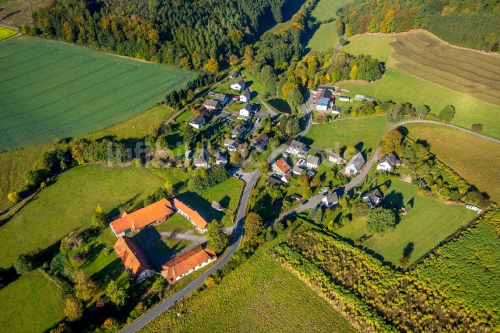 Mülsborn aus der Vogelperspektive: Dorf - Ansicht von Mülsborn im Bundesland Nordrhein-Westfalen