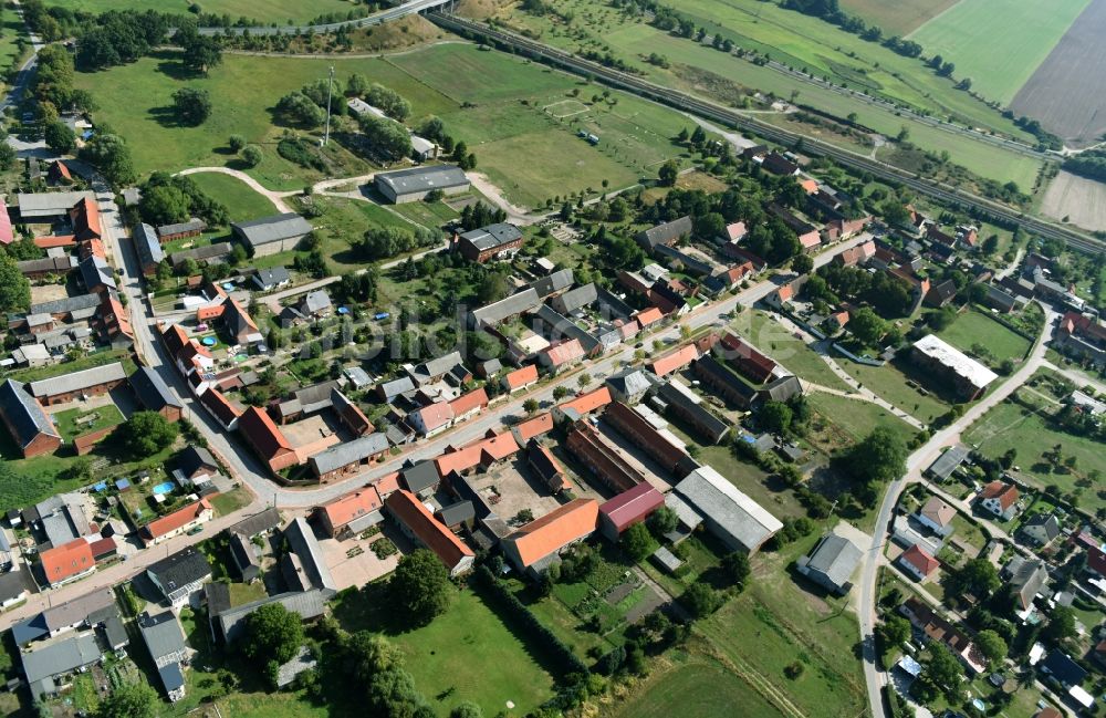 Luftaufnahme Nahrstedt - Dorf - Ansicht von Nahrstedt im Bundesland Sachsen-Anhalt