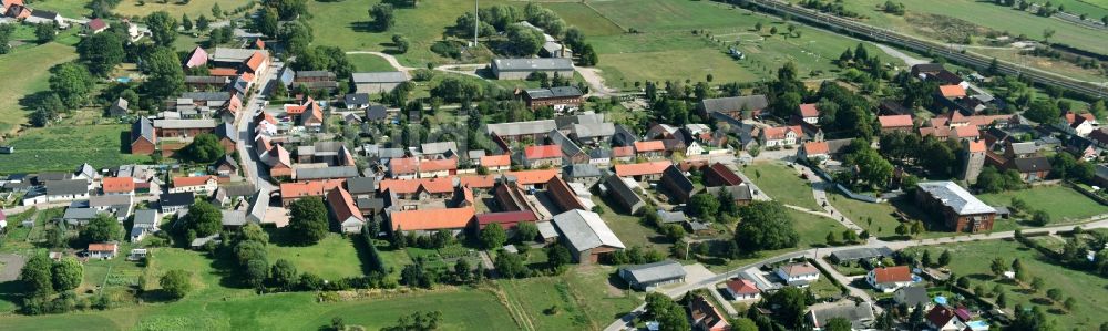 Nahrstedt von oben - Dorf - Ansicht von Nahrstedt im Bundesland Sachsen-Anhalt