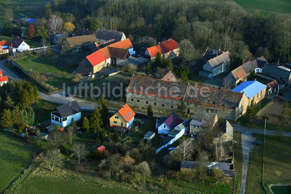 Neehausen von oben - Dorf - Ansicht in Neehausen im Bundesland Sachsen-Anhalt, Deutschland