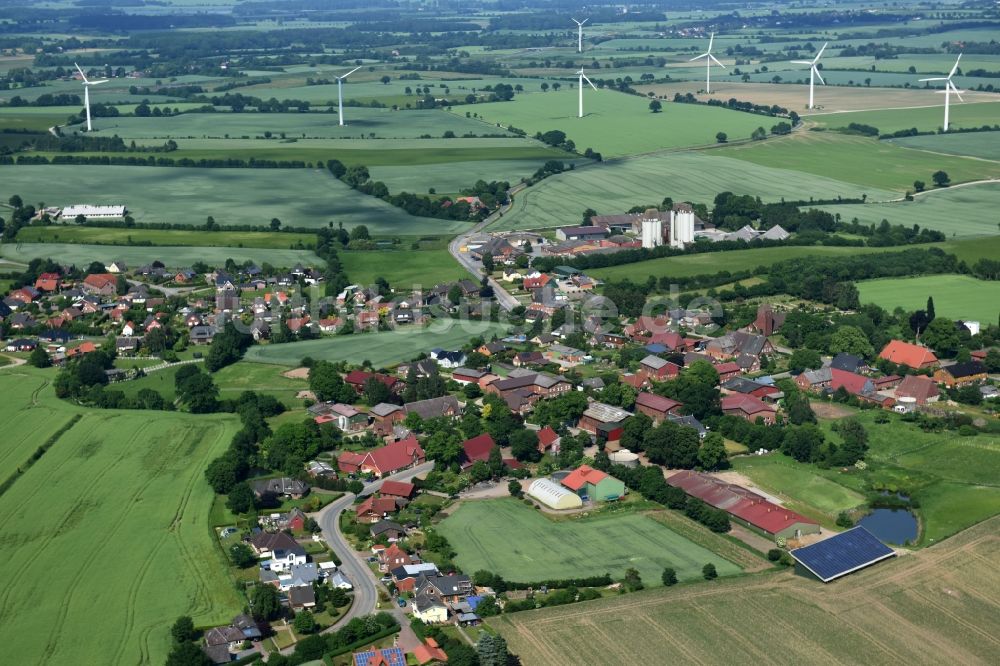 Neuengörs von oben - Dorf - Ansicht von Neuengörs im Bundesland Schleswig-Holstein