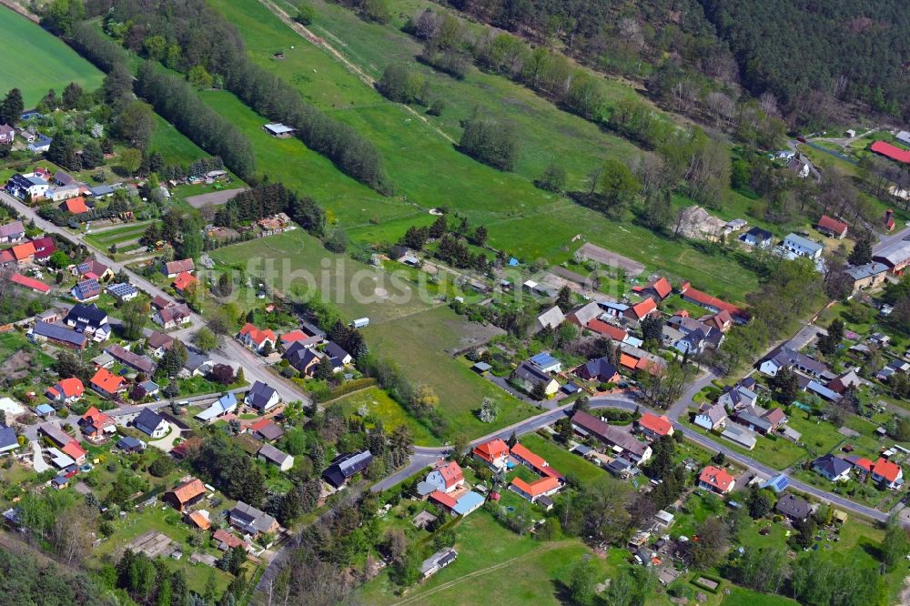 Luftaufnahme Neuhausen/Spree - Dorf - Ansicht in Neuhausen/Spree im Bundesland Brandenburg, Deutschland