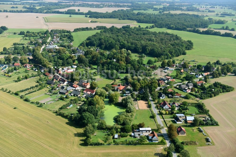 Luftbild Neuhof - Dorf - Ansicht von Neuhof im Bundesland Mecklenburg-Vorpommern