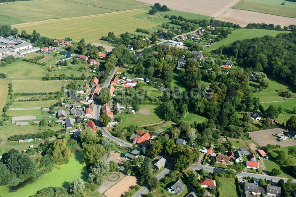 Luftaufnahme Neuhof - Dorf - Ansicht von Neuhof im Bundesland Mecklenburg-Vorpommern