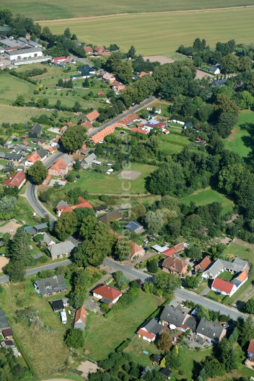 Luftbild Neuhof - Dorf - Ansicht von Neuhof im Bundesland Mecklenburg-Vorpommern