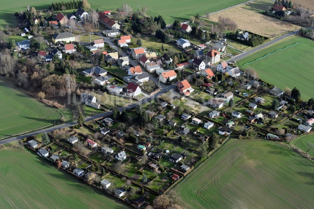 Luftbild Meuselwitz - Dorf - Ansicht von Neupoderschau im Bundesland Thüringen