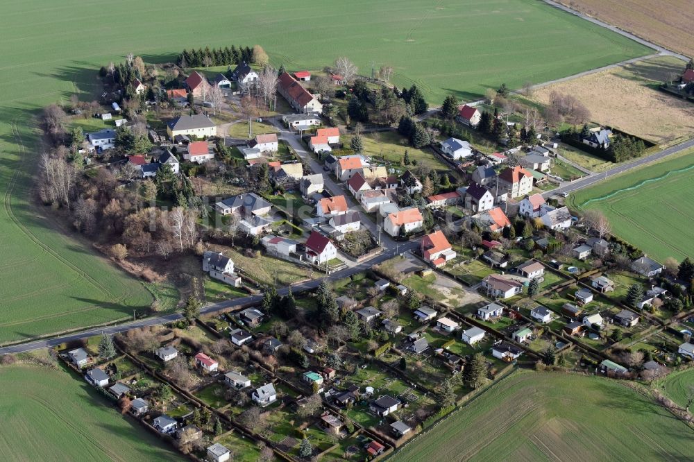 Luftaufnahme Meuselwitz - Dorf - Ansicht von Neupoderschau im Bundesland Thüringen