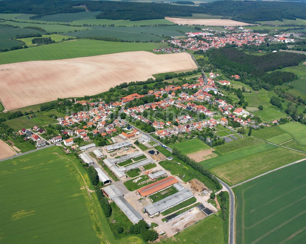 Neustadt von oben - Dorf - Ansicht in Neustadt im Bundesland Thüringen, Deutschland