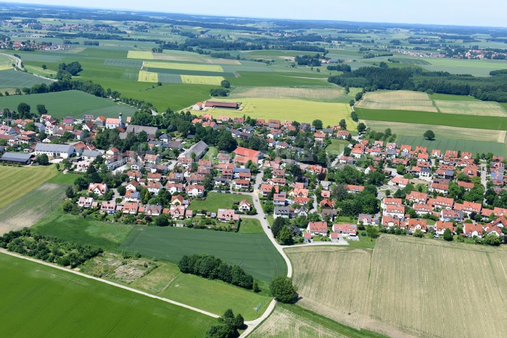 Luftbild Oberroth - Dorf - Ansicht in Oberroth im Bundesland Bayern, Deutschland