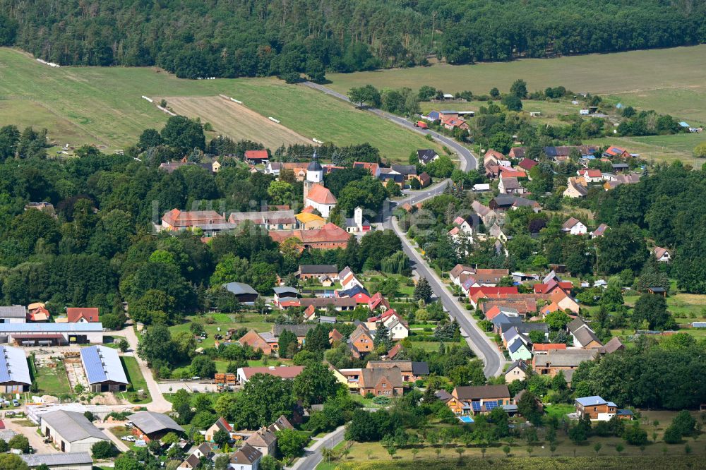 Luftbild Ogrosen - Dorf - Ansicht in Ogrosen im Bundesland Brandenburg, Deutschland