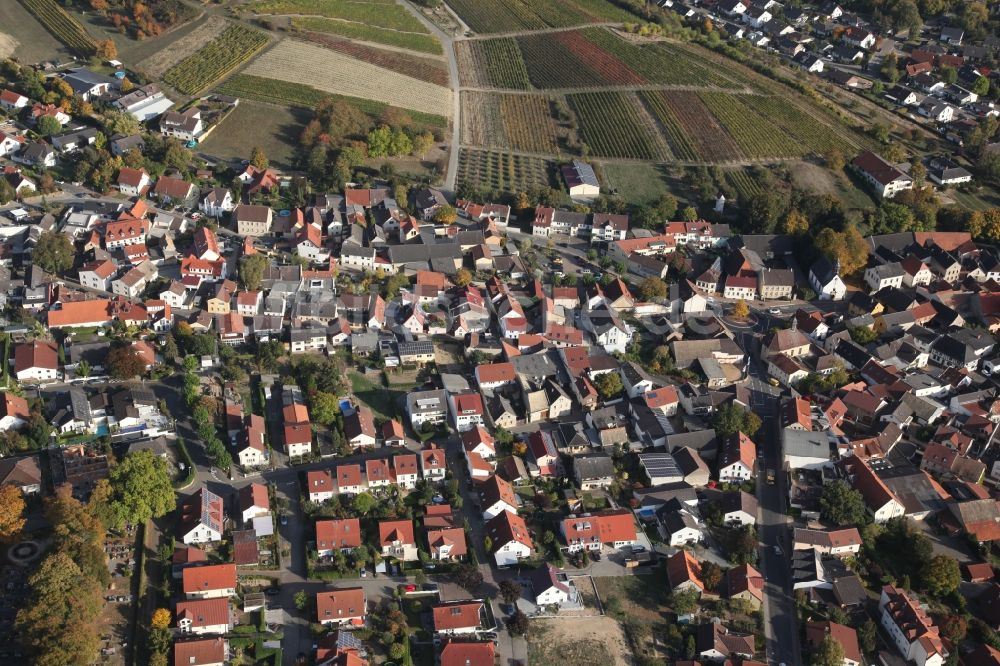 Stadecken-Elsheim von oben - Dorf - Ansicht im Ortsteil Elsheim in Stadecken-Elsheim im Bundesland Rheinland-Pfalz, Deutschland