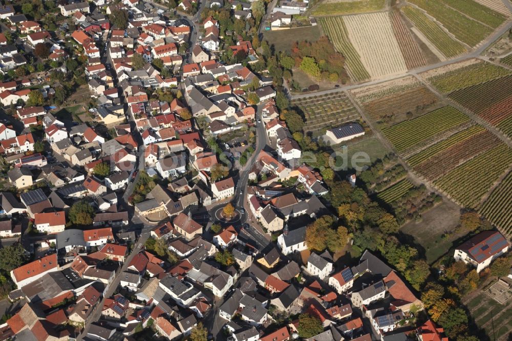 Luftbild Stadecken-Elsheim - Dorf - Ansicht im Ortsteil Elsheim in Stadecken-Elsheim im Bundesland Rheinland-Pfalz, Deutschland