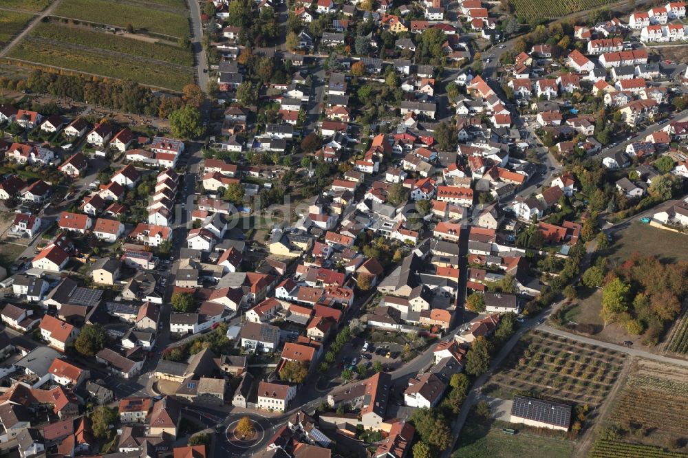 Luftbild Stadecken-Elsheim - Dorf - Ansicht im Ortsteil Elsheim in Stadecken-Elsheim im Bundesland Rheinland-Pfalz, Deutschland