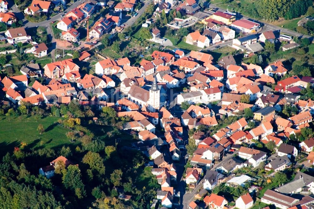 Luftaufnahme Gossersweiler-Stein - Dorf - Ansicht im Ortsteil Gossersweiler in Gossersweiler-Stein im Bundesland Rheinland-Pfalz