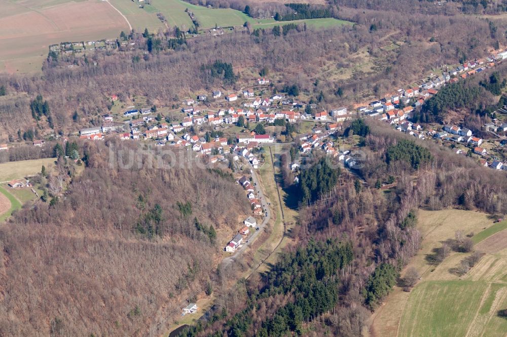 Luftbild Pirmasens - Dorf - Ansicht im Ortsteil Niedersimten in Pirmasens im Bundesland Rheinland-Pfalz, Deutschland