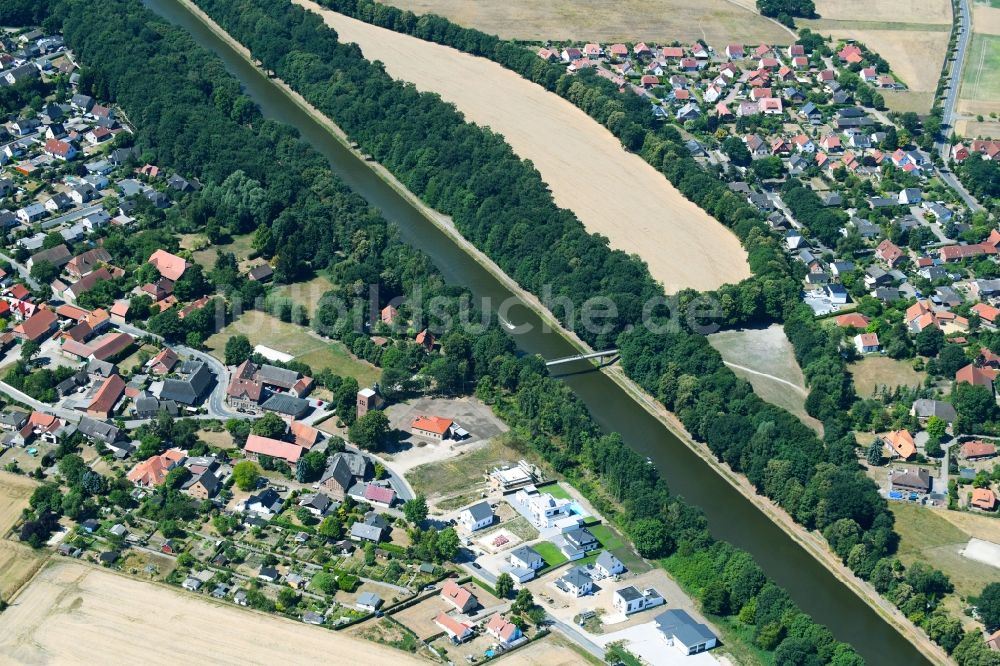 Luftbild Wedesbüttel - Dorf - Ansicht im Ortsteil Wedelheine in Wedesbüttel im Bundesland Niedersachsen, Deutschland