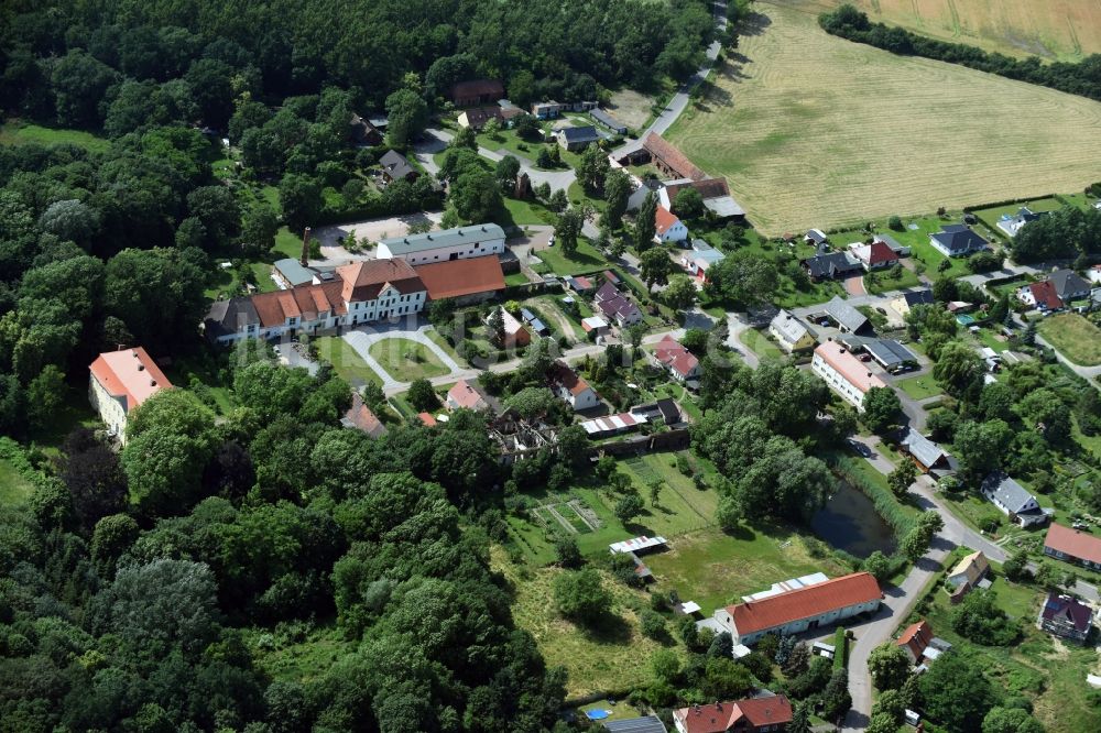 Luftaufnahme Pietzpuhl - Dorf - Ansicht von Pietzpuhl im Bundesland Sachsen-Anhalt