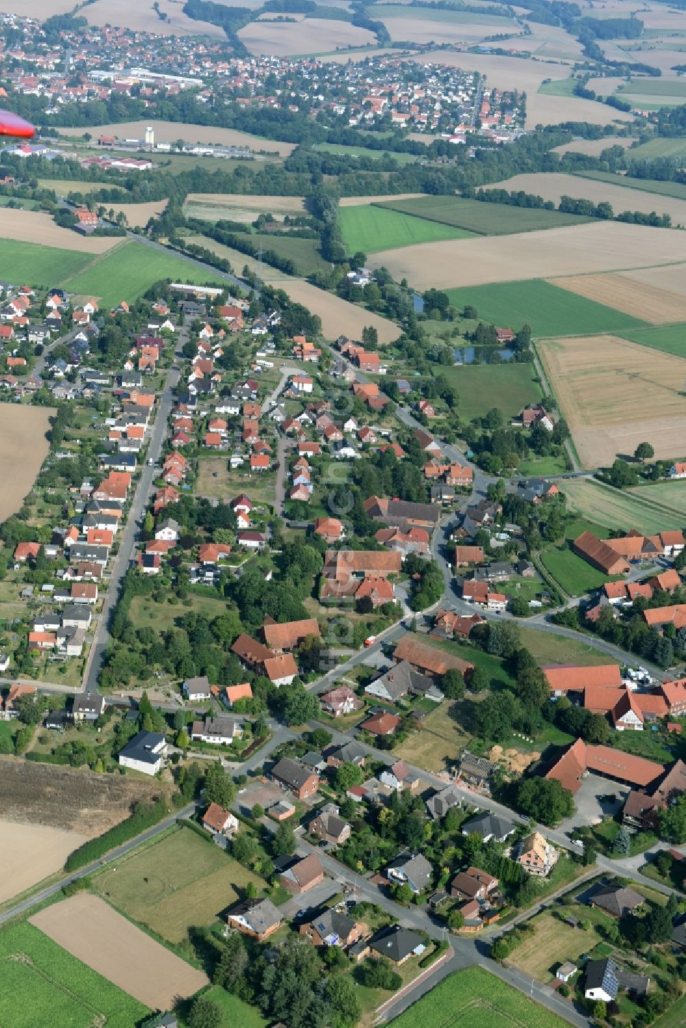 Pohle aus der Vogelperspektive: Dorf - Ansicht von Pohle im Bundesland Niedersachsen