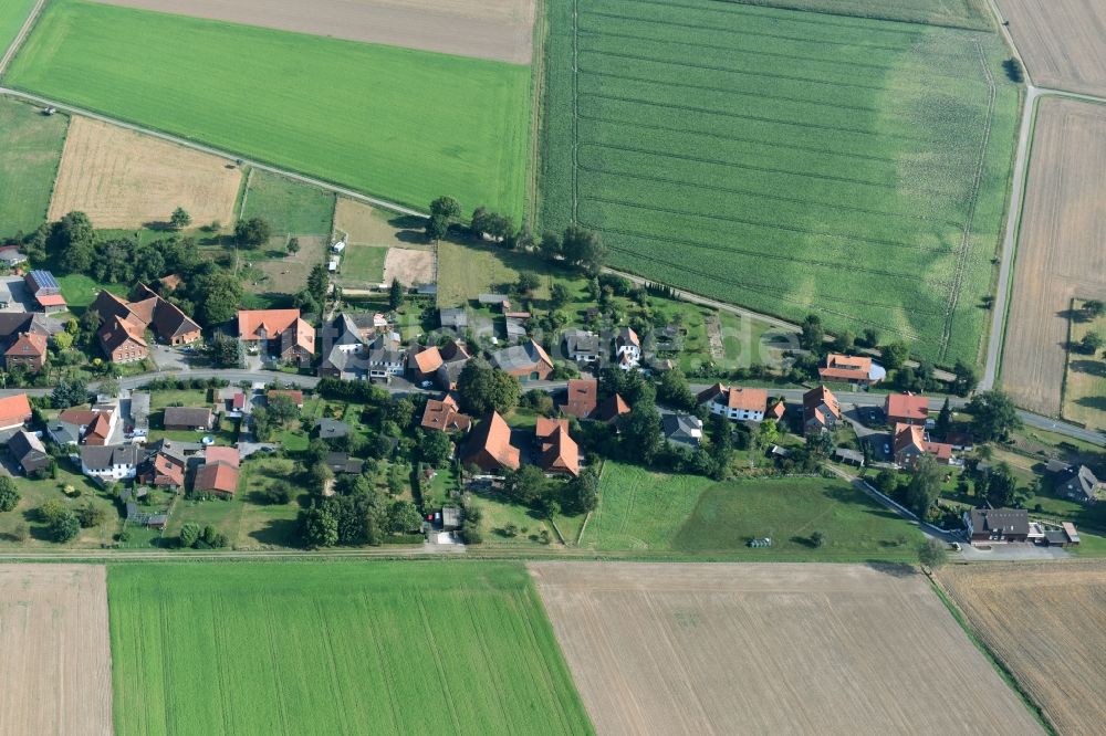 Pohle von oben - Dorf - Ansicht von Pohle im Bundesland Niedersachsen