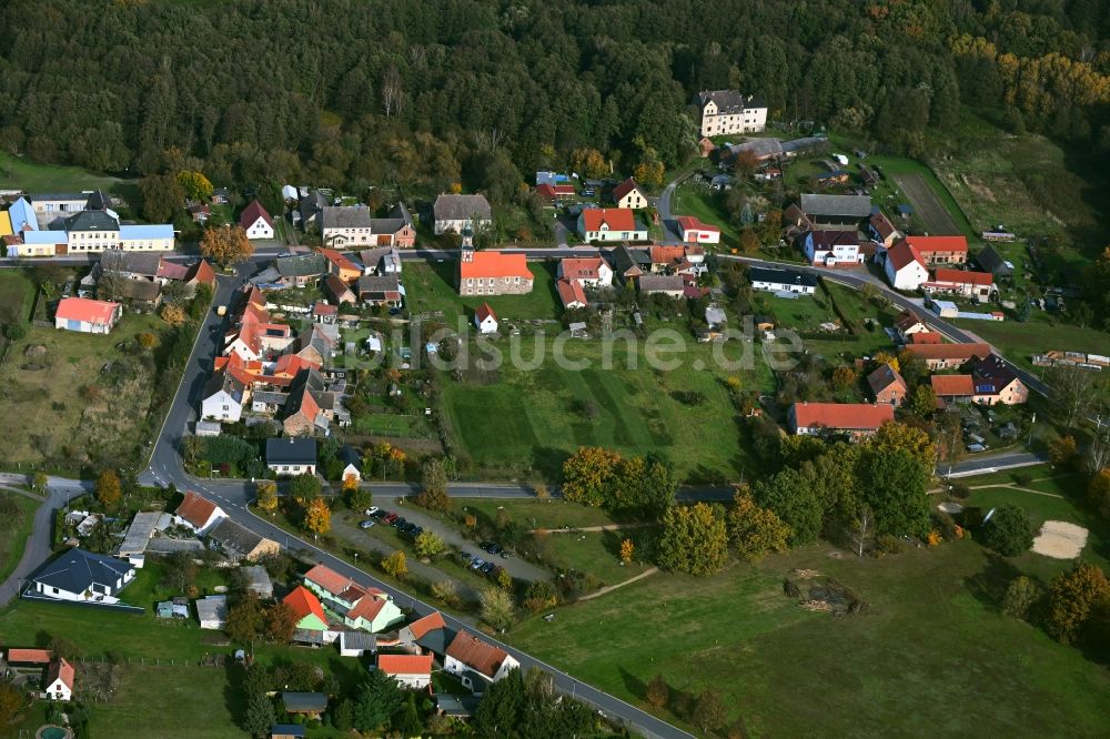 Luftbild Rabenstein/Fläming - Dorf - Ansicht in Rabenstein/Fläming im Bundesland Brandenburg, Deutschland