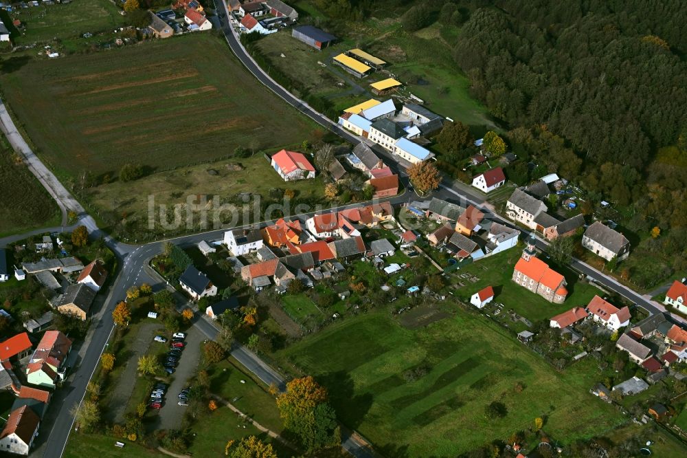 Luftaufnahme Rabenstein/Fläming - Dorf - Ansicht in Rabenstein/Fläming im Bundesland Brandenburg, Deutschland