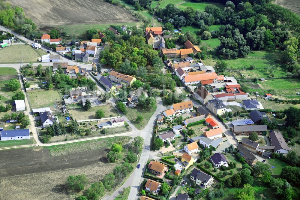 Ragwitz von oben - Dorf - Ansicht in Ragwitz im Bundesland Sachsen-Anhalt, Deutschland