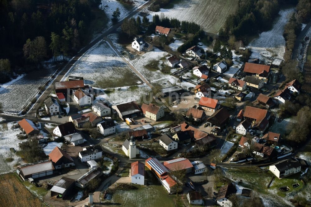 Rammersburg von oben - Dorf - Ansicht von Rammersburg im Bundesland Bayern