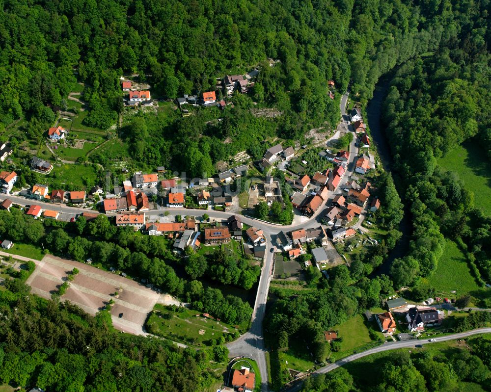 Luftbild Altenbrak - Dorf - Ansicht am Rande von Waldgebieten in Altenbrak im Bundesland Sachsen-Anhalt, Deutschland