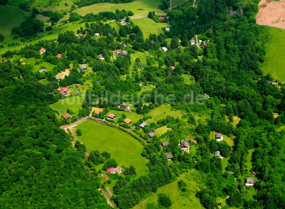 Luftbild Falkenstein - Dorf - Ansicht am Rande von Waldgebieten in Falkenstein im Bundesland Rheinland-Pfalz, Deutschland